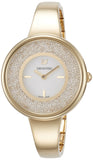 Buy Shop Swarovski Crystalline Bracelet White Dial Gold Steel Strap Watch for Women - 5269253 USA Online