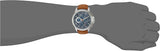 Buy Shop Michael Kors Ryker Chronograph Analog Blue Dial Brown Leather Strap Watch For Men - MK8518 USA Online