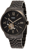 Buy Shop Fossil Townsman Multi Function Mechanical Black Dial Black Steel Strap Watch for Men - ME3062 USA Online