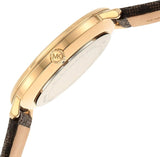 Buy Shop Michael Kors Pyper Quartz Silver Dial Brown Leather Strap Watch For Women - MK2857 USA Online
