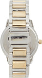 Buy Shop Michael Kors Hartman Quartz White Dial Two Tone Steel Strap Watch For Women - MK3521 USA Online