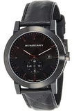 Buy Shop Burberry The City Black Dial Black Leather Strap Watch for Men - BU9906 USA Online