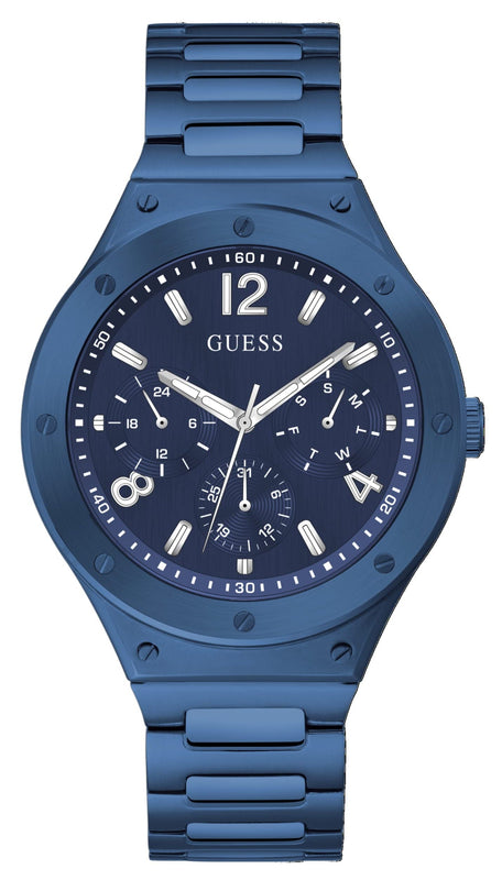 Buy Shop Guess Scope Multifunction Blue Dial Blue Steel Strap Watch for Men - GW0454G4 USA Online