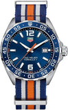 Buy Shop Tag Heuer Formula 1 Quartz Blue Dial Two Tone NATO Strap Watch for Men - WAZ1010.FC8196 USA Online