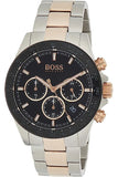 Buy Shop Hugo Boss Here Chronograph Black Dial Two Tone Steel Strap Watch for Men - 1513757 USA Online
