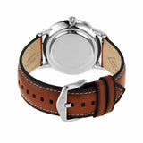 Buy Shop Fossil Neutra Minimalist Moonphase Blue Dial Brown Leather Strap Watch for Men - FS5903 USA Online