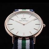 Buy Shop Daniel Wellington Classic Nottingham White Dial Two Tone NATO Strap Watch For Men - 0108DW USA Online