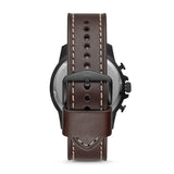 Buy Shop Fossil Bowman Chronograph Brown Dial Brown Leather Strap Watch for Men - FS5601 USA Online
