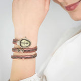 Buy Shop Just Cavalli Glam Snake Gold Dial Multicolor Steel Strap Watch for Women - JC1L163M0245 USA Online