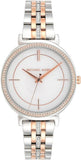 Buy Shop Michael Kors Cinthia Mother of Pearl Dial Two Tone Steel Strap Watch For Women - MK3831 USA Online