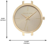 Buy Shop Michael Kors Jaryn Quartz Gold Dial Two Tone Steel Strap Watch for Women - MK4341 USA Online