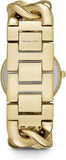 Buy Shop Michael Kors Nini Three Hand Gold Dial Gold Steel Strap Watch For Women - MK3235 USA Online