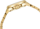 Buy Shop Michael Kors Runway Chronograph Orange Dial Gold Steep Strap Watch For Women - MK6162 USA Online