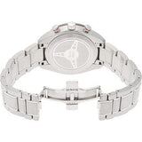 Tissot T Sport PRS 516 Chronograph White Dial Silver Steel Strap Watch For Men - T100.417.11.031.00