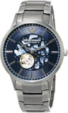 Buy Shop Emporio Armani Renato Automatic Blue Dial Grey Steel Strap Watch For Men - AR60056 USA Online