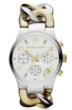 Buy Shop Michael Kors Runway White Dial Two Tone Steel Strap Watch for Women - MK3199 USA Online
