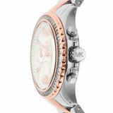 Buy Shop Michael Kors Everest Chronograph White Dial Two Tone Steel Strap Watch For Women - MK7214 USA Online