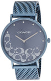 Buy Shop Coach Perry Blue Dial Blue Mesh Bracelet Watch for Women - 14503824 USA Online