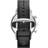 Buy Shop Emporio Armani Luigi Chronograph Black Dial Black Leather Watch For Men - AR1828 USA Online