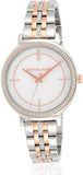 Buy Shop Michael Kors Cinthia Mother of Pearl Dial Two Tone Steel Strap Watch For Women - MK3831 USA Online