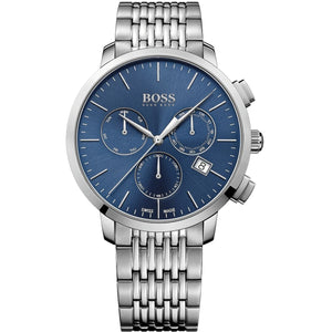 Buy Shop Hugo Boss Associate Blue Dial Silver Steel Strap Watch for Men - 1513269 USA Online