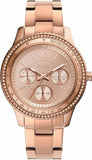 Buy Shop Fossil Stella Sport Multifunction Rose Gold Dial Rose Gold Steel Strap Watch for Women - ES5106 USA Online