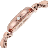 Buy Shop Emporio Armani Gianni T-Bar Mother of Pearl Dial Rose Gold Steel Strap Watch For Women - AR11316 USA Online
