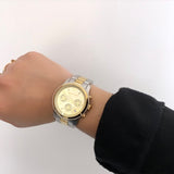 Buy Shop Michael Kors Runway Gold Dial Two Tone Steel Strap Watch for Women - MK5137 USA Online