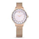 Buy Shop Swarovski Octea Nova Silver Dial Rose Gold Mesh Strap Watch for Women - 5650011 USA Online