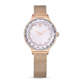 Buy Shop Swarovski Octea Nova Silver Dial Rose Gold Mesh Strap Watch for Women - 5650011 USA Online