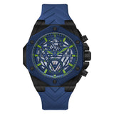 Buy Shop Guess Formula Multifunction Blue Dial Blue Silicone Strap Watch For Men - GW0579G3 USA Online