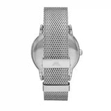 Buy Shop Emporio Armani Luigi Analog Black Dial Silver Mesh Bracelet Watch For Men - AR11272 USA Online