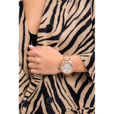 Buy Shop Michael Kors Camille Chronograph White Dial Rose Gold Steel Strap Watch For Women - MK6995 USA Online