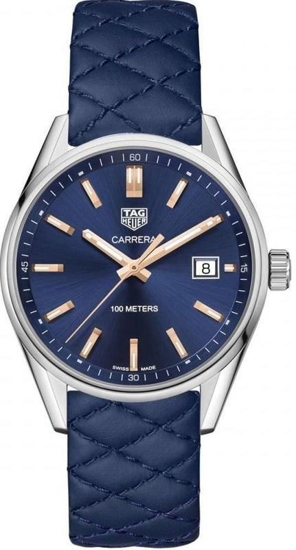 Buy Shop Tag Heuer Carrera Blue Dial Watch for Women - WAR1112.FC6391 USA Online