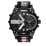 Buy Shop Diesel Mr. Daddy 2.0 Quartz Black Dial Black Nylon Strap Watch For Men - DZ7433 USA Online