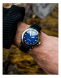 Buy Shop Tissot Seastar 1000 Powermatic 80 Blue Dial Black Rubber Strap Watch For Men - T120.407.17.041.00 USA Online