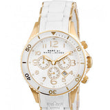 Buy Shop Marc Jacobs Rock Chronograph White Dial White Silicone Strap Watch for Women - MBM2546 USA Online