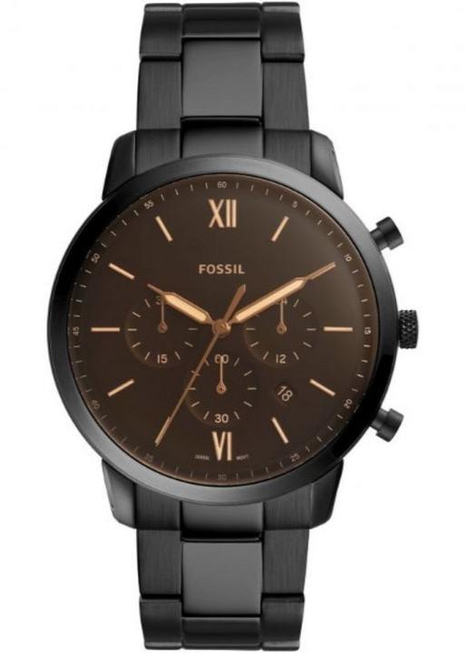 Buy Shop Fossil Neutra Chronograph Black Dial Black Steel Strap Watch for Men - FS5525 USA Online