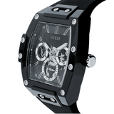 Buy Shop Guess Phoenix Multifunction Black Dial Black Rubber Strap Watch for Men - GW0203G3 USA Online