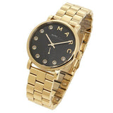 Buy Shop Marc Jacobs Baker Dexter Black Dial Gold Steel Strap Watch for Women - MBM3421 USA Online