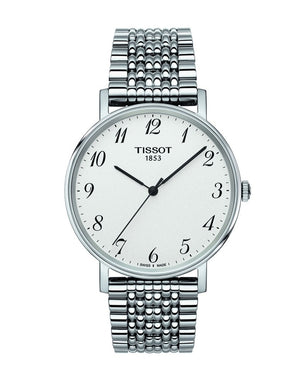 Buy Shop Tissot Everytime Desire Medium Silver Dial Silver Mesh Bracelet Watch For Men - T109.410.11.032.00 USA Online