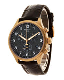 Buy Shop Tissot Chrono XL Black Dial Brown Leather Strap Watch For Men - T116.617.36.057.01 USA Online