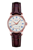 Mido Baroncelli III Automatic Silver Dial Brown Leather Strap Watch For Men - M8600.2.21.8