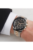 Buy Shop Hugo Boss Here Chronograph Black Dial Two Tone Steel Strap Watch for Men - 1513757 USA Online
