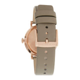 Buy Shop Marc Jacobs Baker Rose Gold Dial Grey Leather Strap Watch for Women - MBM1400 USA Online