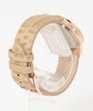 Buy Shop Michael Kors Mini Everest Crystals White Dial Brown Leather Strap Watch for Women - MK4719 USA Online