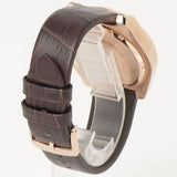 Buy Shop Emporio Armani Federico Chronograph Blue Dial Brown Leather Strap Watch For Men - AR11563 USA Online