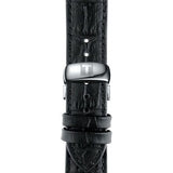 Buy Shop Tissot T Classic Tradition Blue Dial Black Leather Strap Watch For Men - T063.610.16.047.00 USA Online