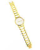 Buy Shop Calvin Klein Stately Silver Dial Gold Steel Strap Watch for Women - K3G23526 USA Online