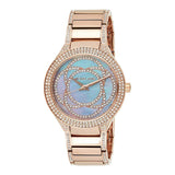 Buy Shop Michael Kors Kerry Purple Dial Rose Gold Stainless Steel Strap Watch for Women - MK3482 USA Online